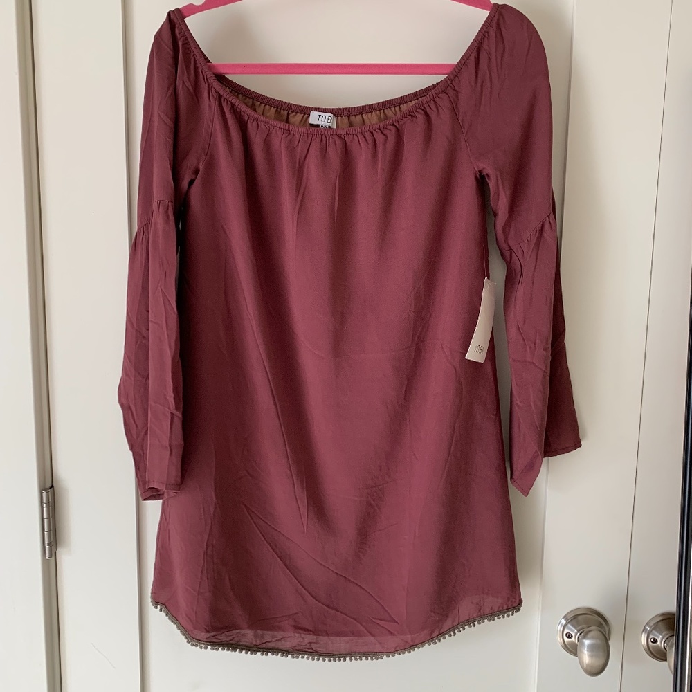 TOBI PEASANT STYLE BLOUSE M